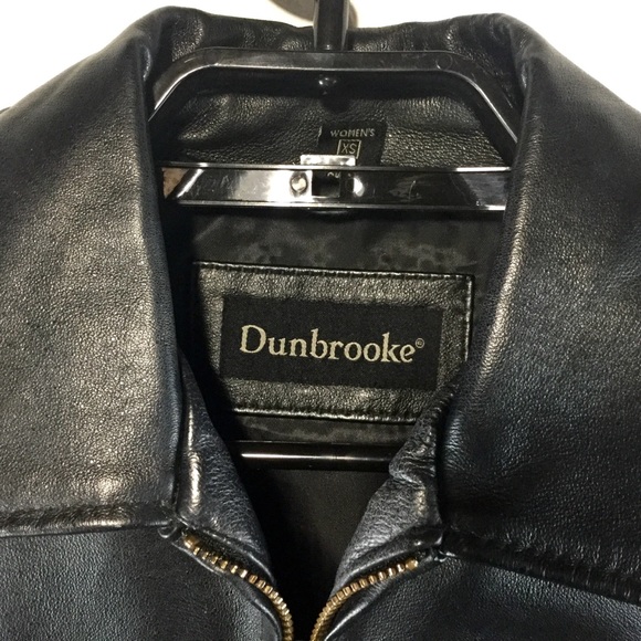 Dunbrooke Leather Jacket Minnesota Patch XS - Picture 3 of 5